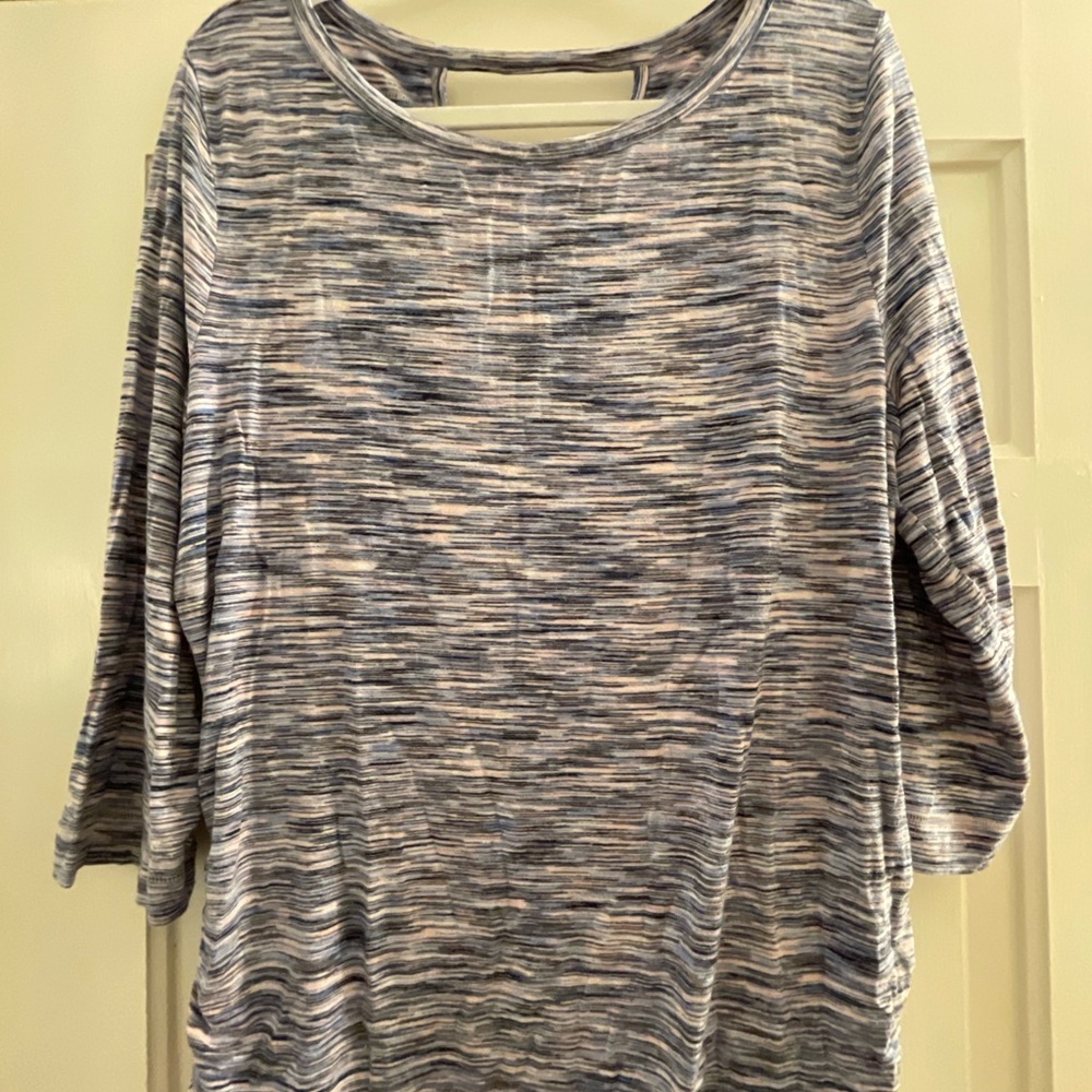 Talbots Pastel Striped Long Sleeve Tee
